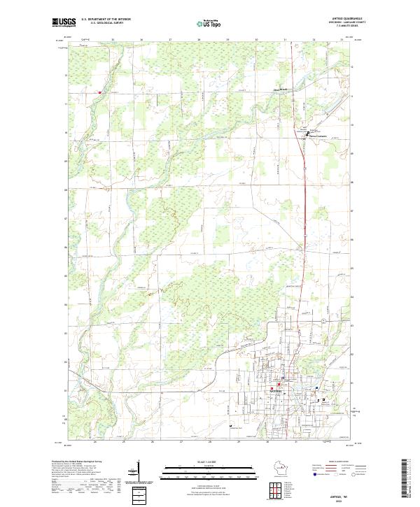 USGS Topographic Map – Antigo