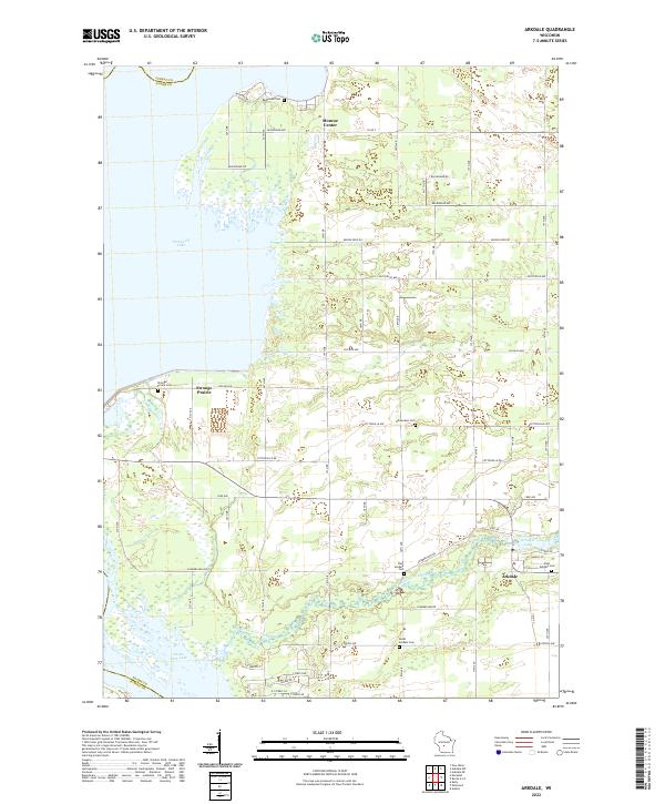 USGS Topographic Map – Arkdale