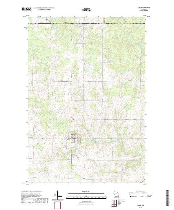 USGS Topographic Map – Athens