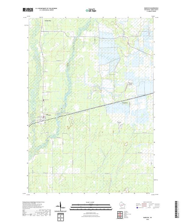 USGS Topographic Map – Babcock