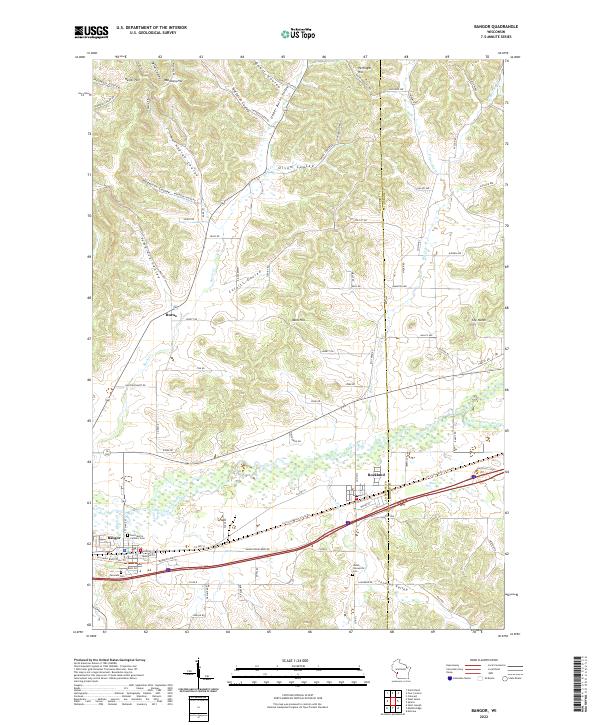 USGS Topographic Map – Bangor