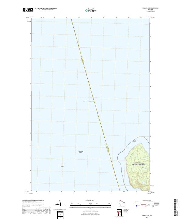 USGS Topographic Map – Bear Island