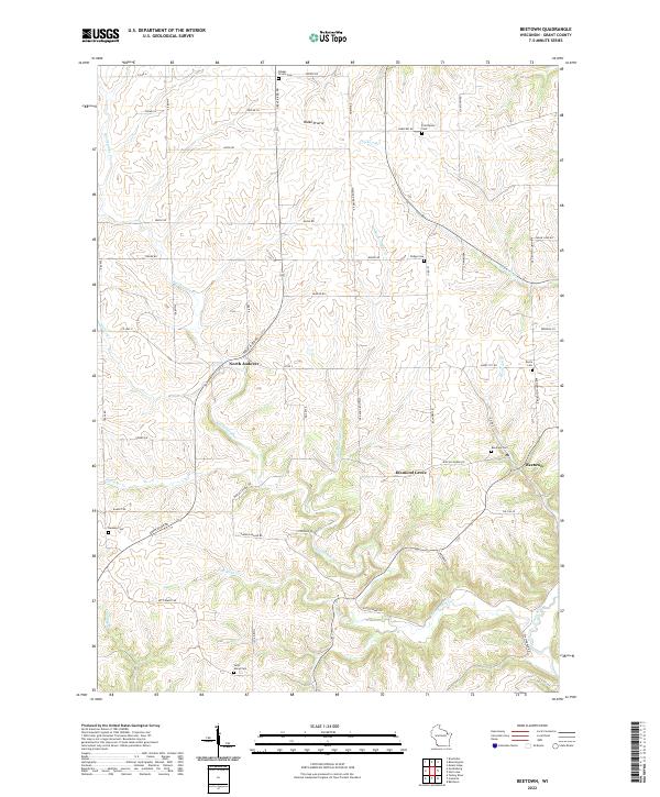 USGS Topographic Map – Beetown