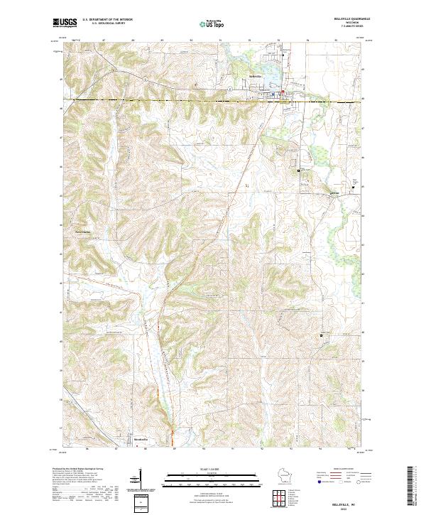 USGS Topographic Map – Belleville