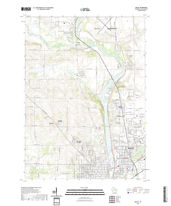 USGS Topographic Map – Beloit
