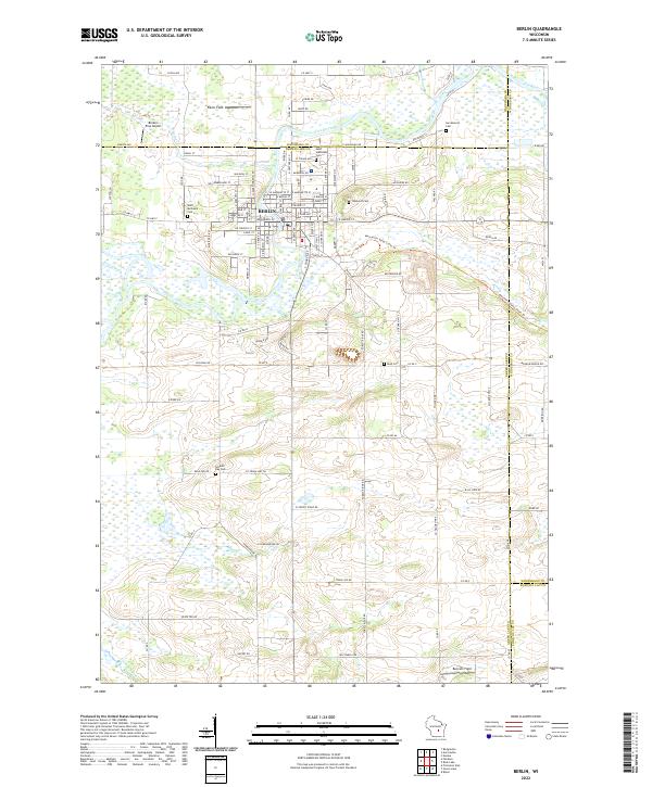 USGS Topographic Map – Berlin