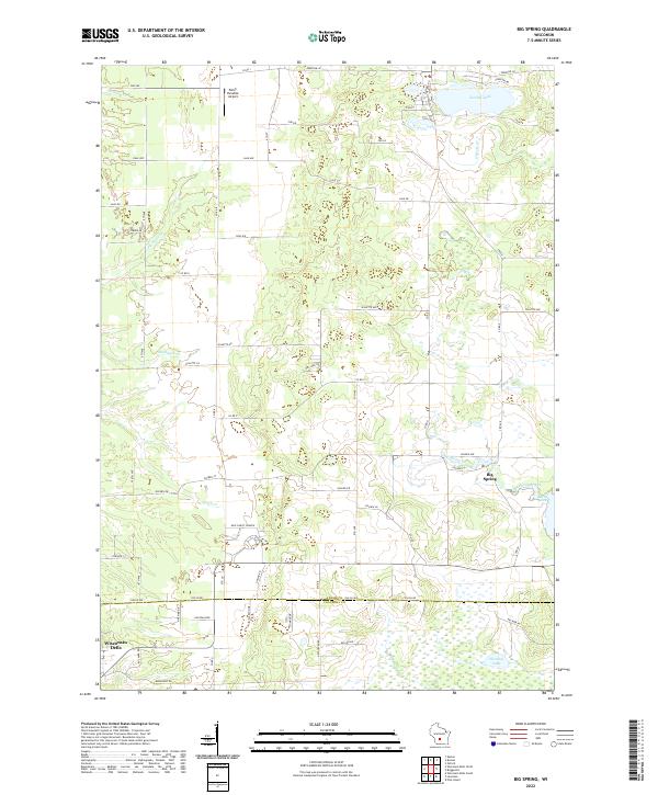 USGS Topographic Map – Big Spring