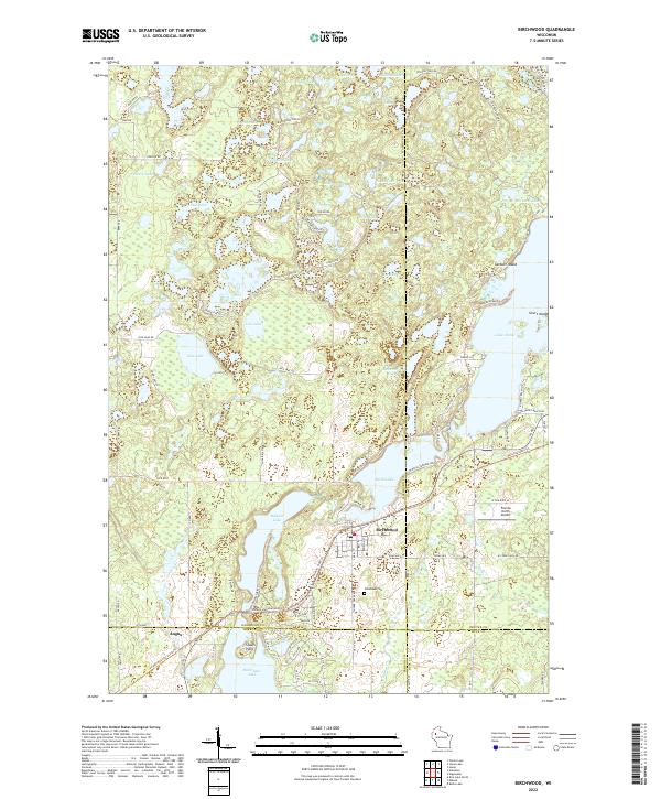 USGS Topographic Map – Birchwood