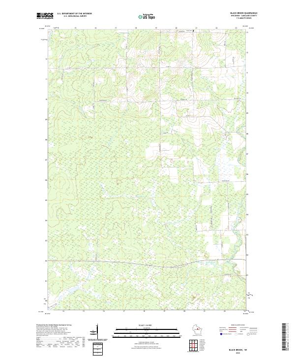 USGS Topographic Map – Black Brook