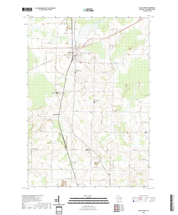USGS Topographic Map – Black Creek