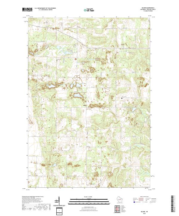 USGS Topographic Map – Blaine