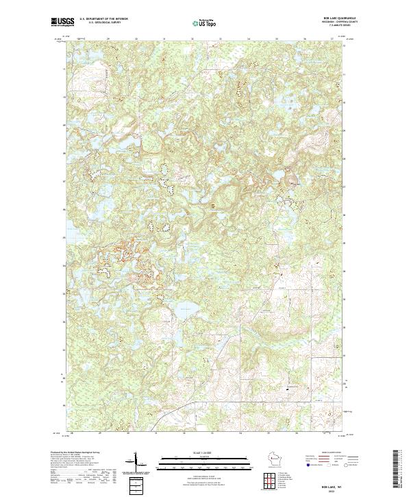USGS Topographic Map – Bob Lake