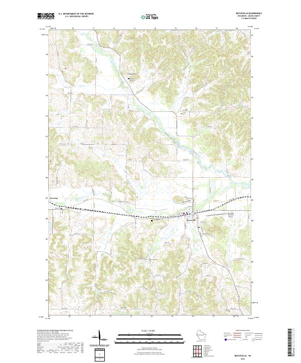 USGS Topographic Map – Boyceville