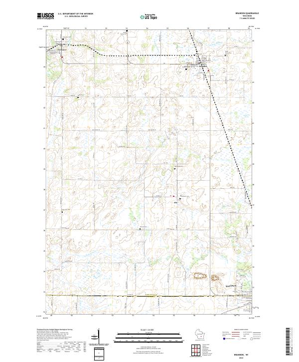 USGS Topographic Map – Brandon