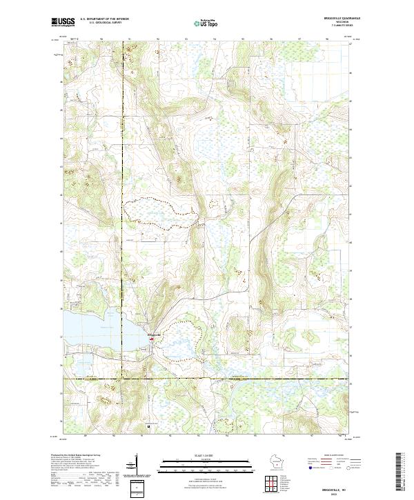 USGS Topographic Map – Briggsville
