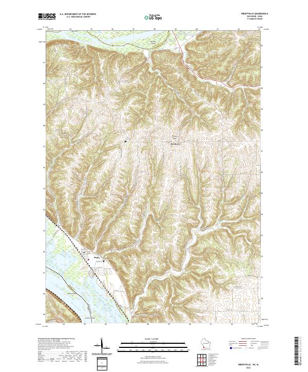 USGS Topographic Map – Brodtville