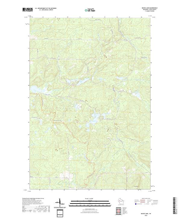 USGS Topographic Map – Bucks Lake