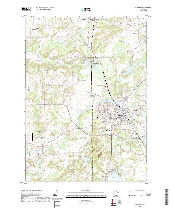 USGS Topographic Map – Burlington