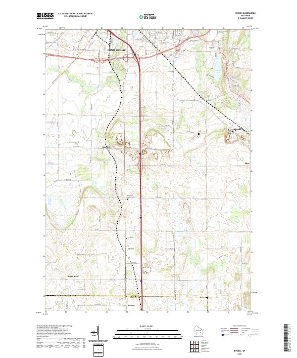 USGS Topographic Map – Byron