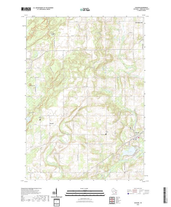 USGS Topographic Map – Cascade