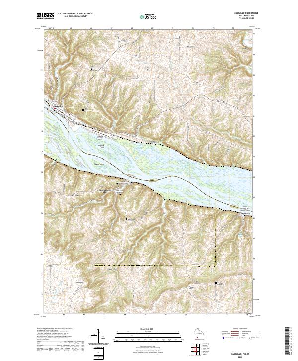 USGS Topographic Map – Cassville