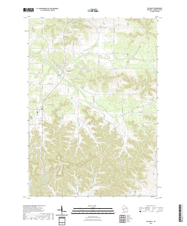 USGS Topographic Map – Cataract