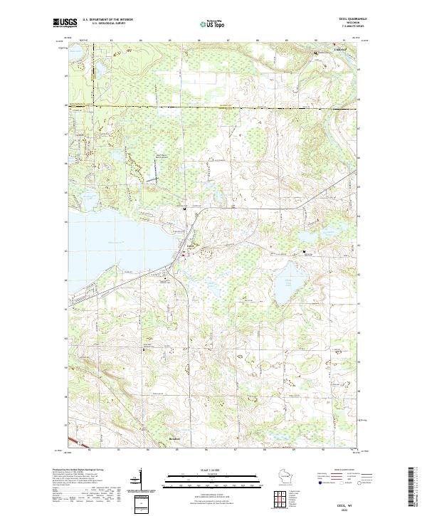 USGS Topographic Map – Cecil