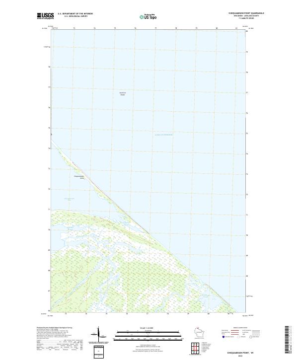 USGS Topographic Map – Chequamegon Point