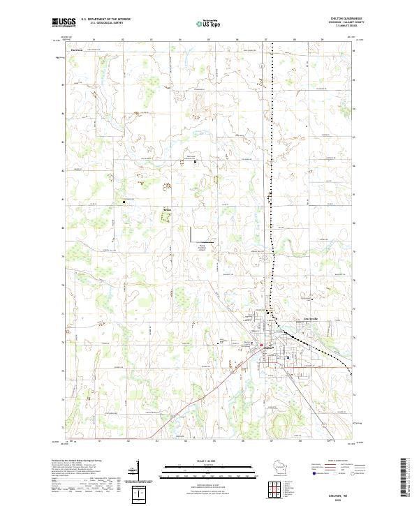 USGS Topographic Map – Chilton
