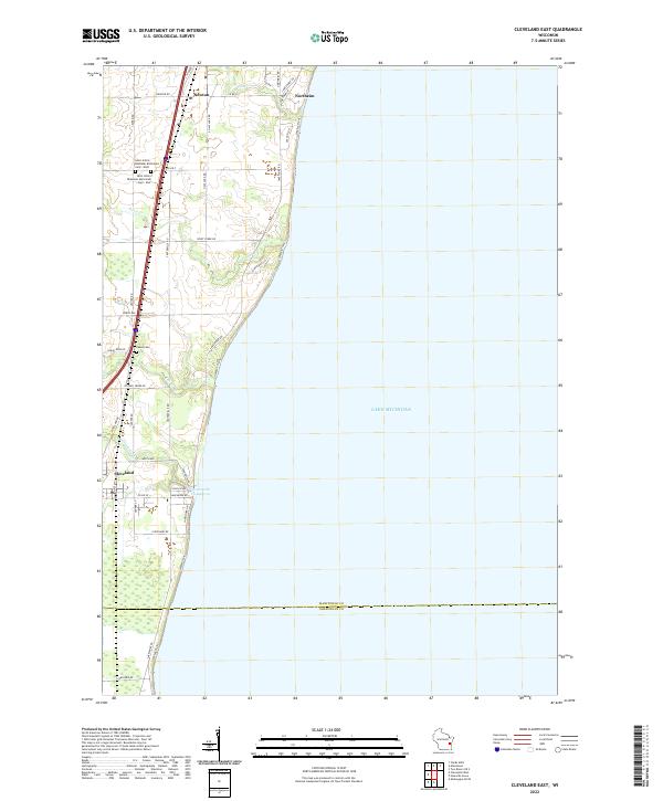 USGS Topographic Map – Cleveland East