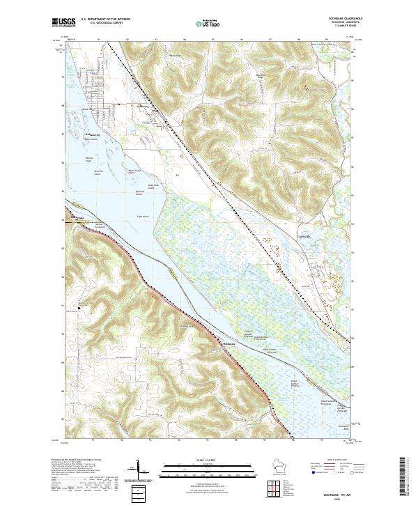USGS Topographic Map – Cochrane
