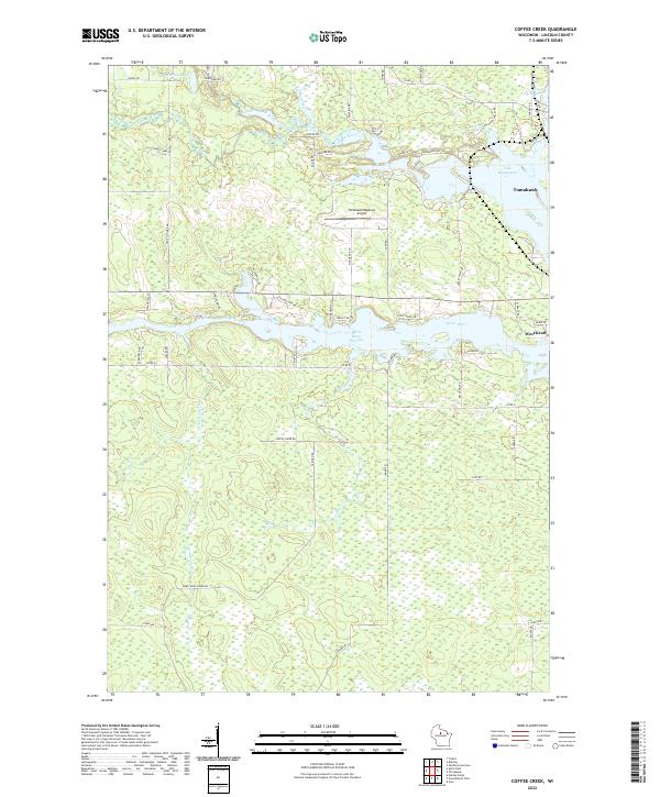 USGS Topographic Map – Coffee Creek