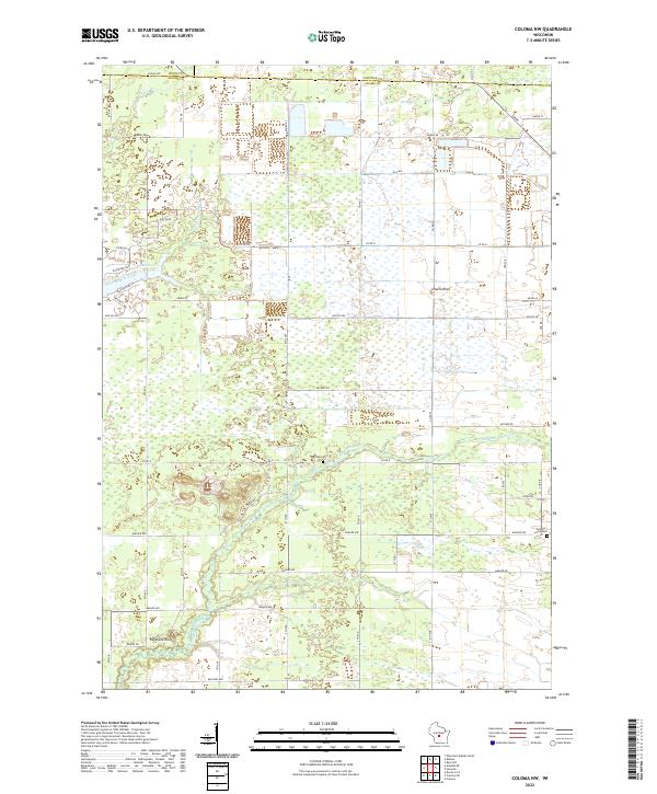 USGS Topographic Map – Coloma NW
