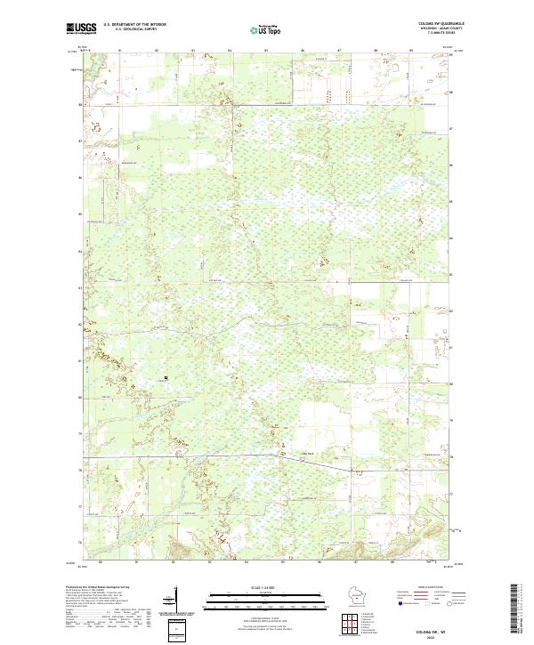 USGS Topographic Map – Coloma SW