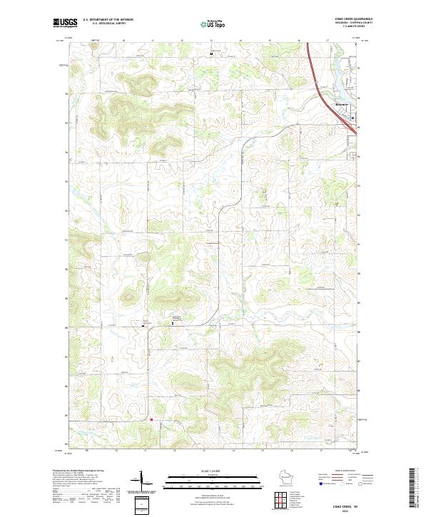 USGS Topographic Map – Como Creek