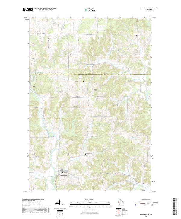 USGS Topographic Map – Connorsville