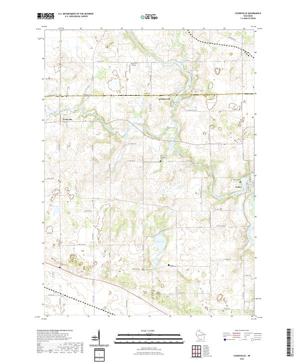 USGS Topographic Map – Cooksville