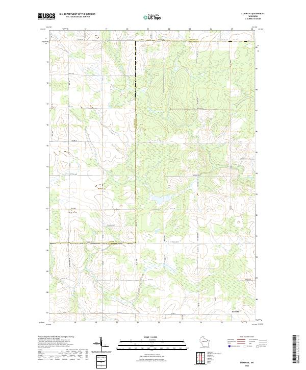 USGS Topographic Map – Corinth