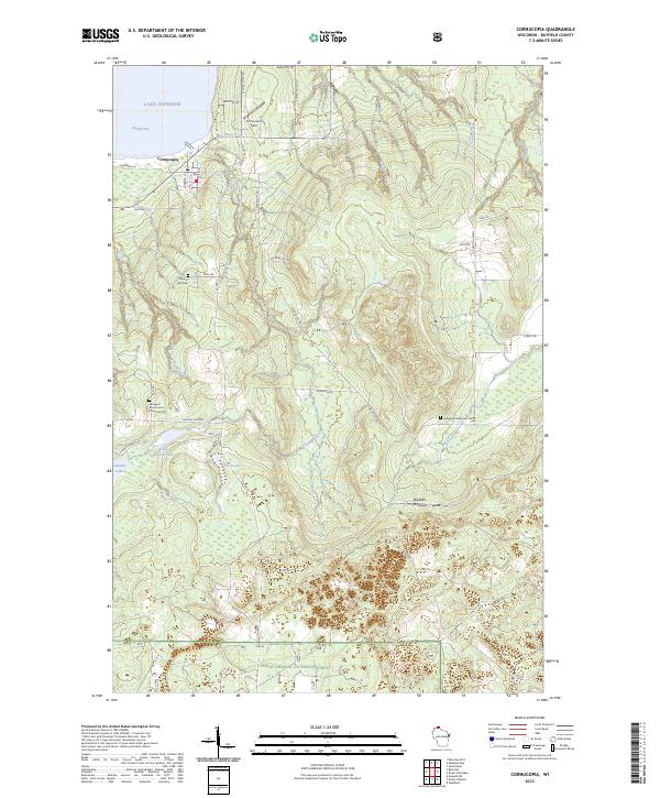 USGS Topographic Map – Cornucopia