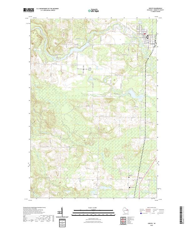 USGS Topographic Map – Crivitz