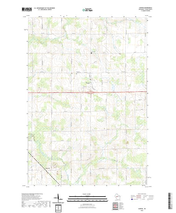 USGS Topographic Map – Curtiss
