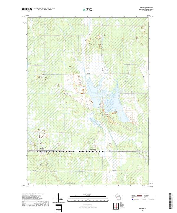 USGS Topographic Map – Cutler