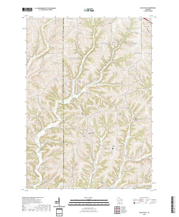 USGS Topographic Map – Daleyville