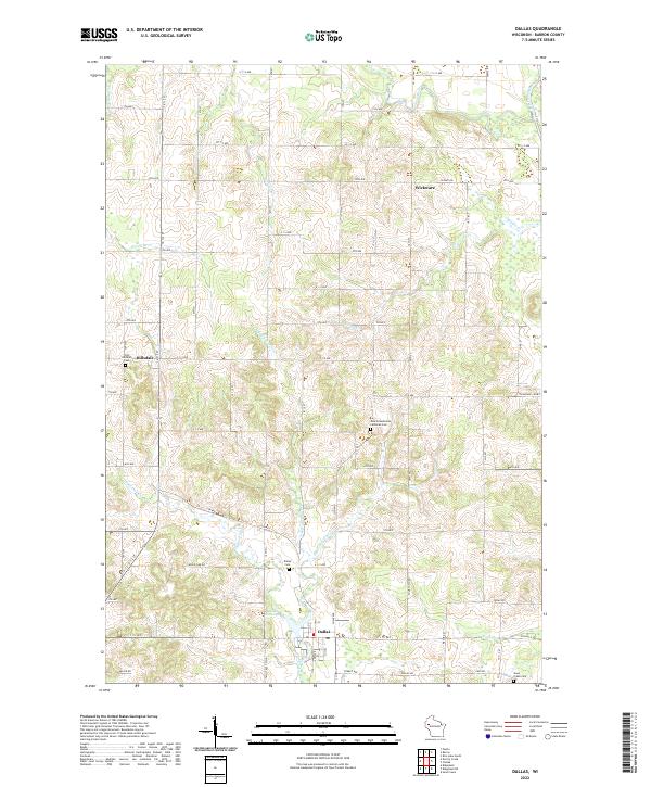 USGS Topographic Map – Dallas