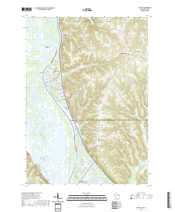 USGS Topographic Map – De Soto