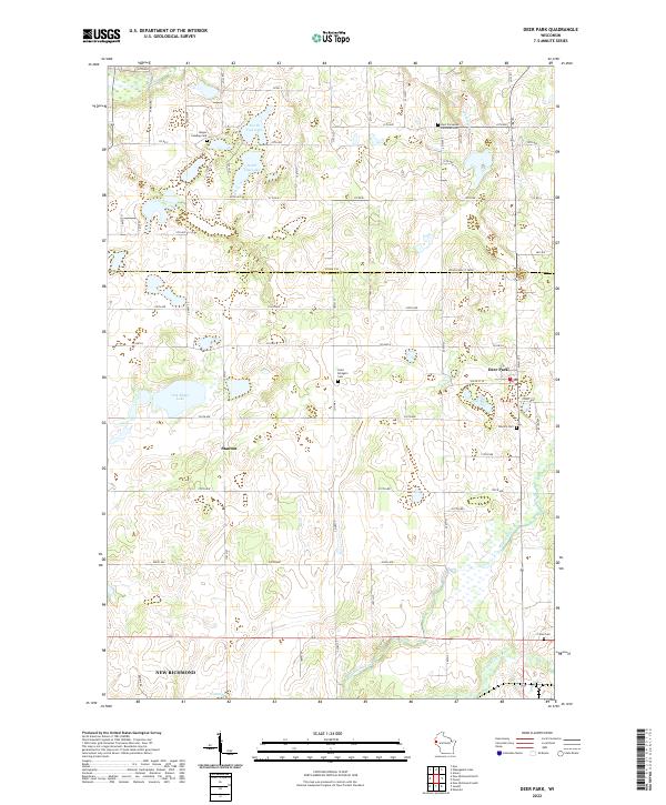 USGS Topographic Map – Deer Park
