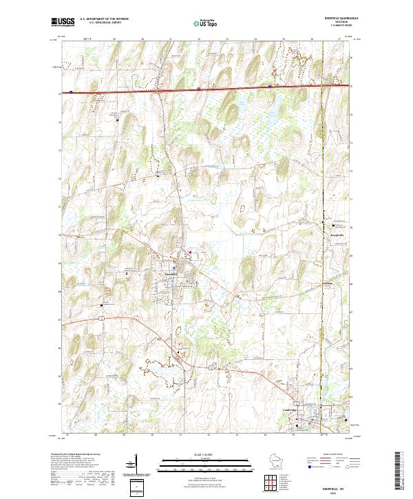 USGS Topographic Map – Deerfield