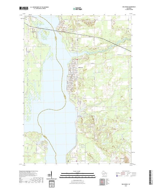 USGS Topographic Map – Dellwood