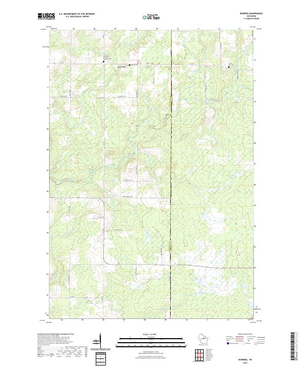 USGS Topographic Map – Doering