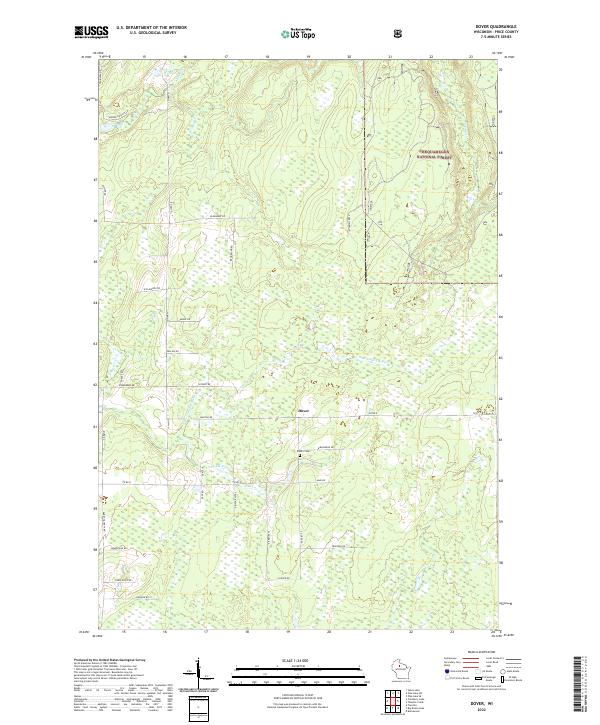 USGS Topographic Map – Dover